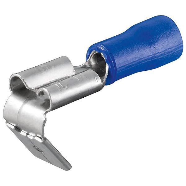 Goobay Gewinkelter Flachstecker Blau 6,4 Mm X 0,8 Mm 1,5 Mm 2,5 Mm (100 StüCk)-image