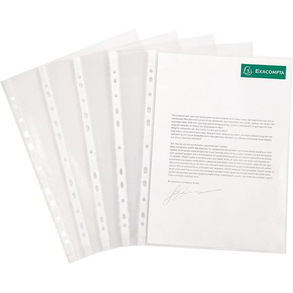 Exacompta 5920E Copertina Per Brochure Exacompta Extra Strong, Din A4, Pp, Cristallina-image