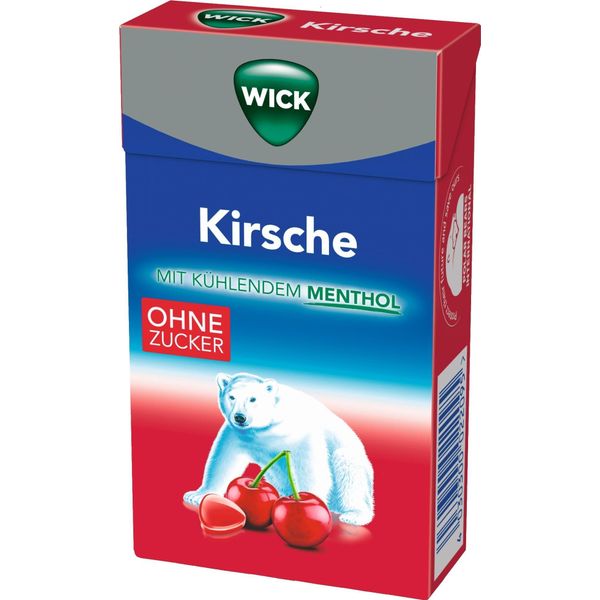 Wick Hustenbonbons Kirsche & Eukalyptus 395966 Ohne Zucker 46G-image