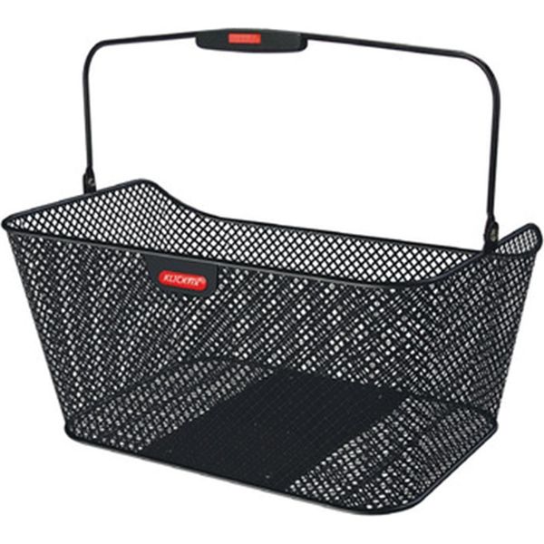 Klickfix 0322R Cestino Ruota Posteriore City Per Racktime 40X20X30 Cm Con Adattatore Racktime Vario, Nero-image