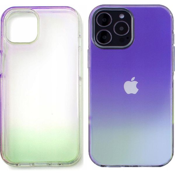 Aurora Custodia Custodia Per Iphone 12 Gel Neon Cover Viola-image