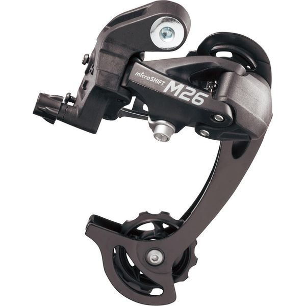 Deragliatore Posteriore Microshift Mtb, Gabbia Lunga, 2/3X7/8 Velocità Nero-image