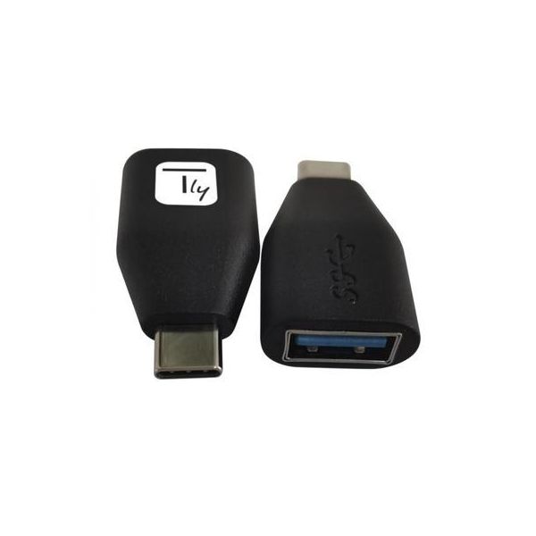 Techly IADAP-USB30-CMAFTY Techly Adapter USB-C M To USB-A F, Schwarz-image