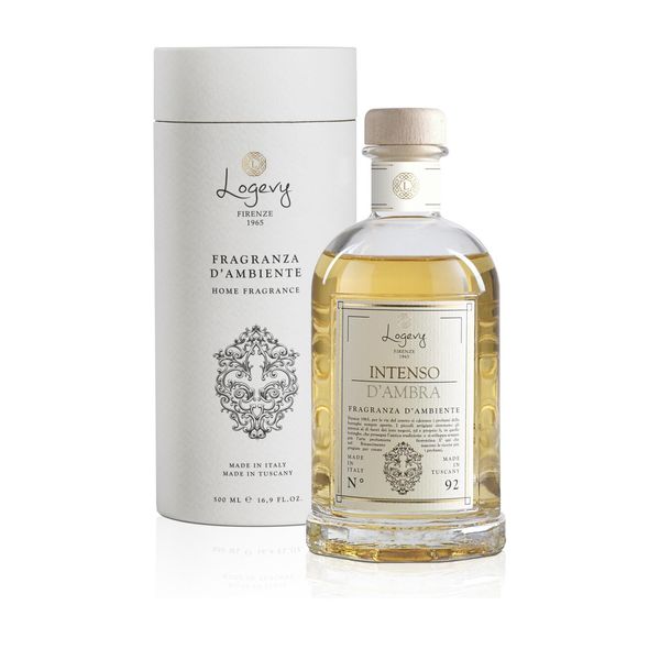Logevy - Profumo Per Ambiente - Intenso D'ambra - 500 Ml - Note Avvolgenti Di Ambra E Incenso-image