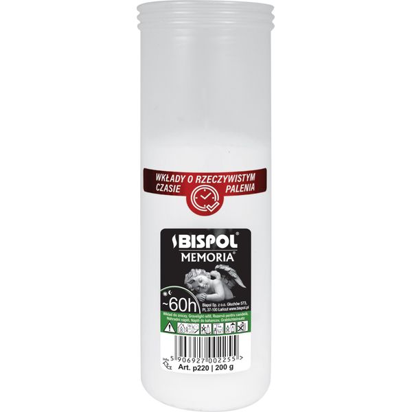 Ricarica Per Candele Di Paraffina Bispol P220 60H 1 Pz.-image