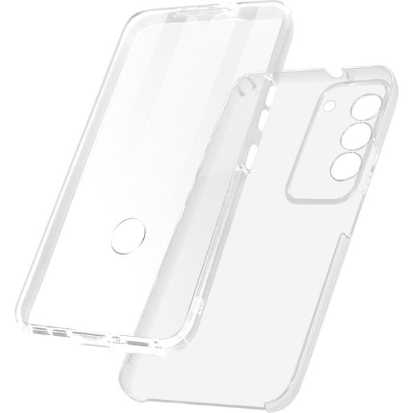 Avizar, Cover Protettiva Per Samsung Galaxy S23, Fronte + Retro, Trasparente-image