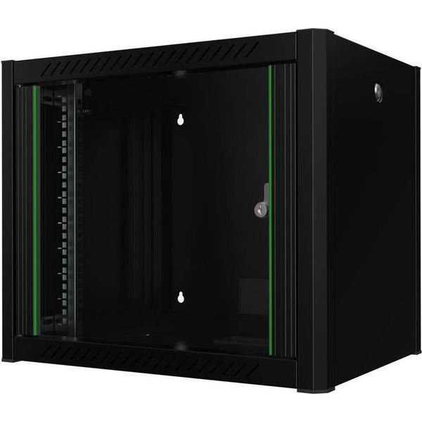 Lanview 19" 9U L=600Mm P=450Mm H=512Mm Wallmount Pro Nero"-image