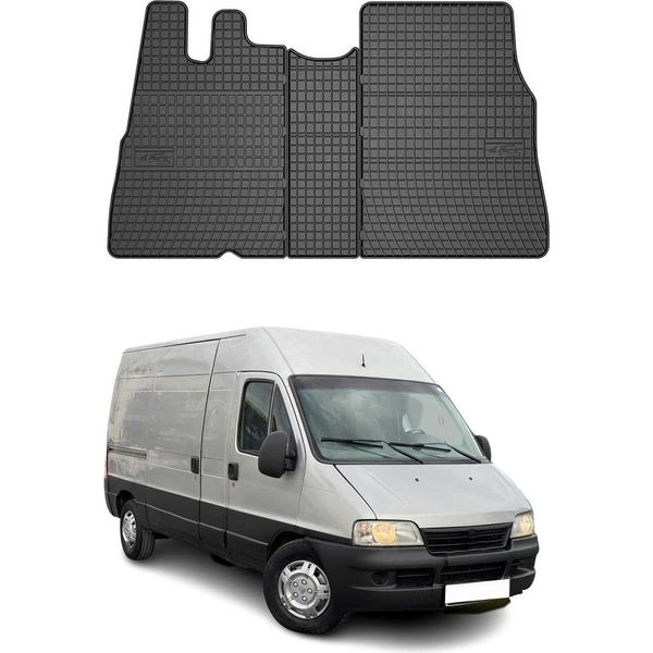 1994-2006 Fiat Ducato Tappetini Tpe Nero 3 Pz-image