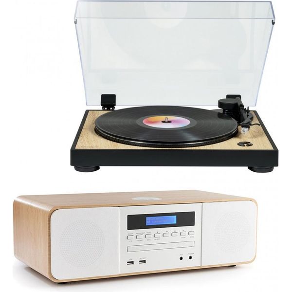 Sistema Stereo / Minitorre Digitale Con Giradischi Thomson TT300 & MIC201-image