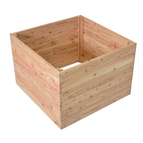 Rojaplast Premium Letto Da Giardino Rialzato In Legno 70 X 70 X 50 Cm Legno Di Larice 9213-image