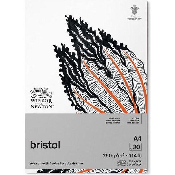 Winsor & Newton Blocco Bristol, A4 20 Fogli-image