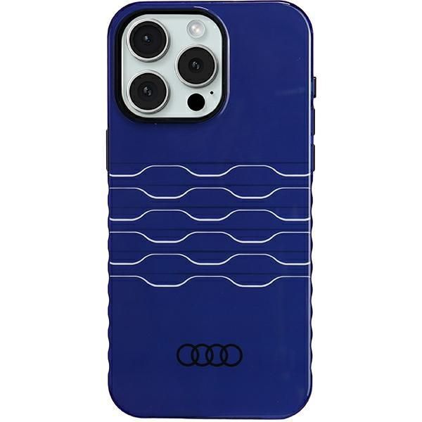 Audi Iml Magsafe Case Iphone 15 Pro Max 6.7 Niebieski/Blu Navy Hardcase Au-Imlmip15Pm-A6/D3-Be-image