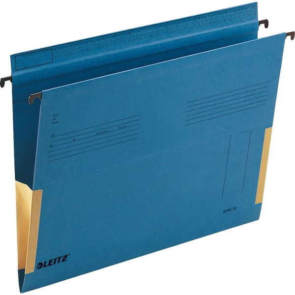 Cartella Sospesa Leitz Serie 18 18160035 A4 In Cartone Mf Blu 25 Pz./Confezione.-image