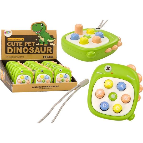 Gioco Arcade "Colpisci Una Talpa"" Lettere Dinosauro Verde"-image