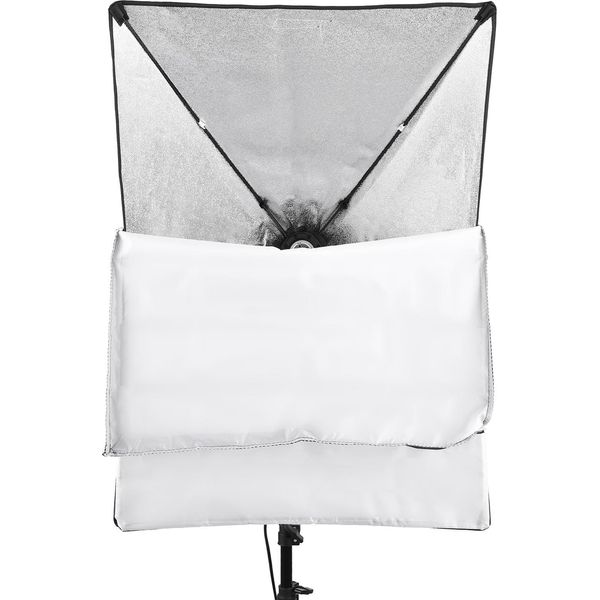 Set Softbox Per Fotografia In Studio Con 50 X 70 Cm * 1 + 2 M Treppiede In Metallo Per Live Streaming, Ritratti, Prodotti, Foto, Video-image