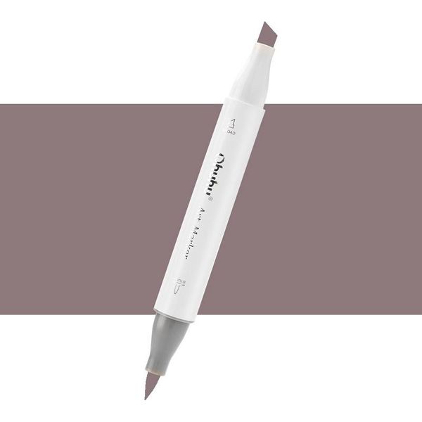 Ohuhu Pennello E Scalpello Bifacciale, RG080 Rosso Grigio 08-image