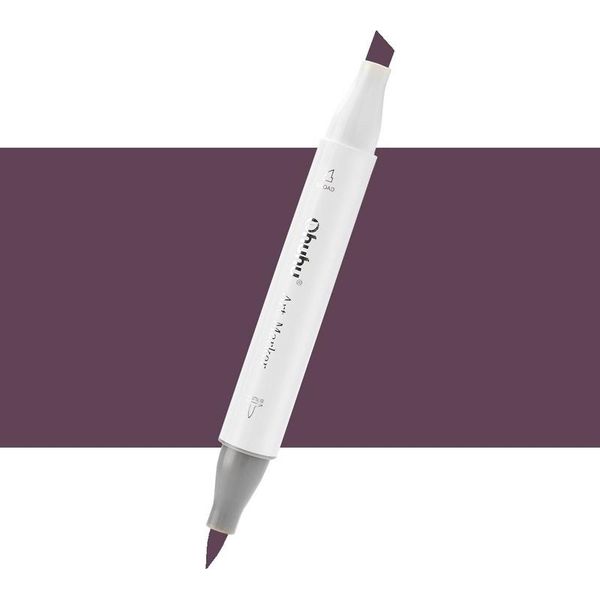 Ohuhu Pennello E Scalpello Bifacciale, R350 Grigio Porpora Scuro-image