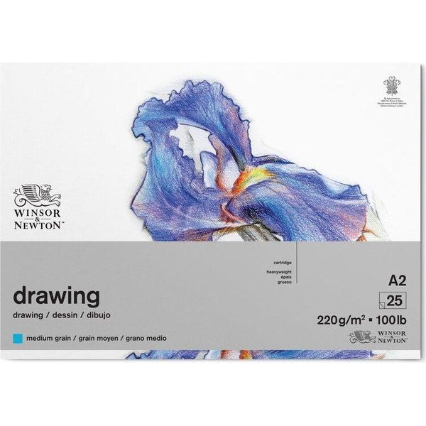 Winsor & Newton Blocco Da Disegno Medio, A2 25 Listů-image