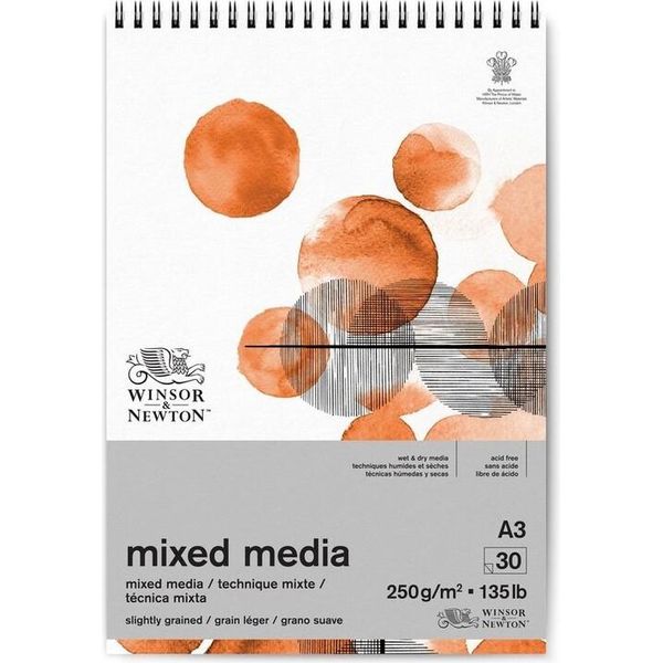 Winsor & Newton Tampone Per Supporti Misti, A3 30 Fogli-image
