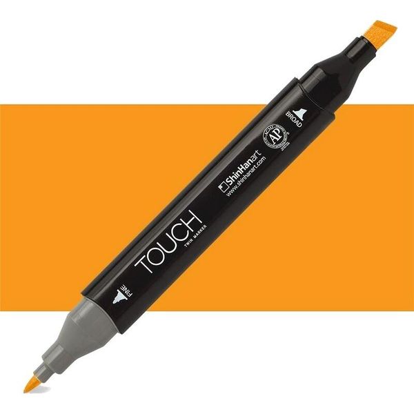 Marcatore Alcolico Bifacciale Fine & Chisel Touch, YR24 Marigold-image