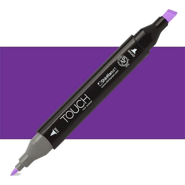 Marcatore Alcolico Bifacciale Fine & Chisel Touch, P81 Viola Intenso-image