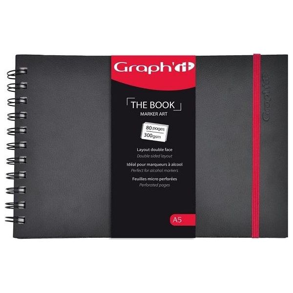 Sketchbook A5 Graph'it Libro D'arte, 40 Fogli-image