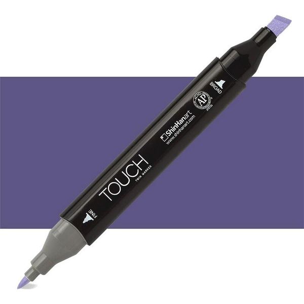 Marcatore Alcolico Bifacciale Fine & Chisel Touch, PB274 Viola Scuro-image