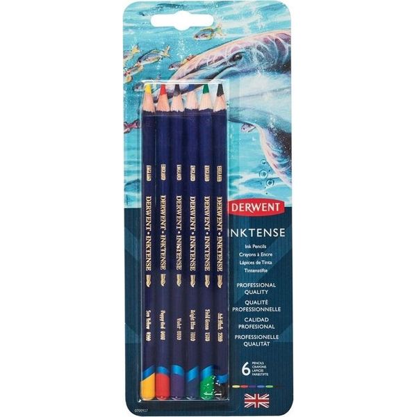 Pastelli Acquerellabili Derwent Inktense, 6 Pz-image