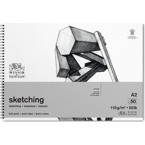 Winsor & Newton Blocco Per Schizzi, A2 50 Fogli-image