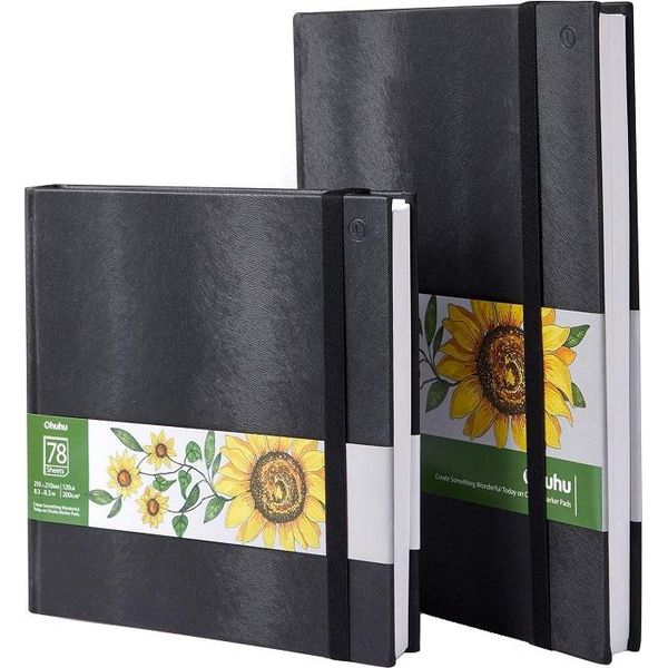 Sketchbook Ohuhu Sketchbook Pack, 2 Pezzi 78 Fogli-image