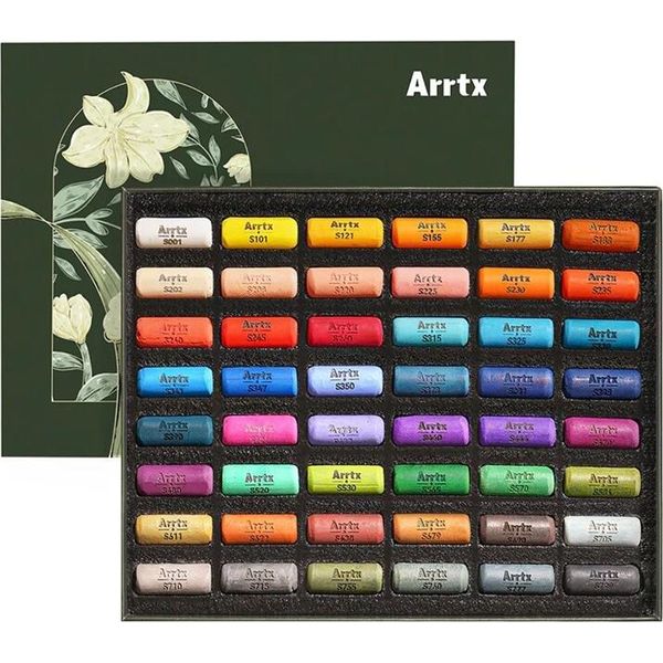 Arrtx Mini Pastelli A Gesso Morbidi, 48 Pezzi-image