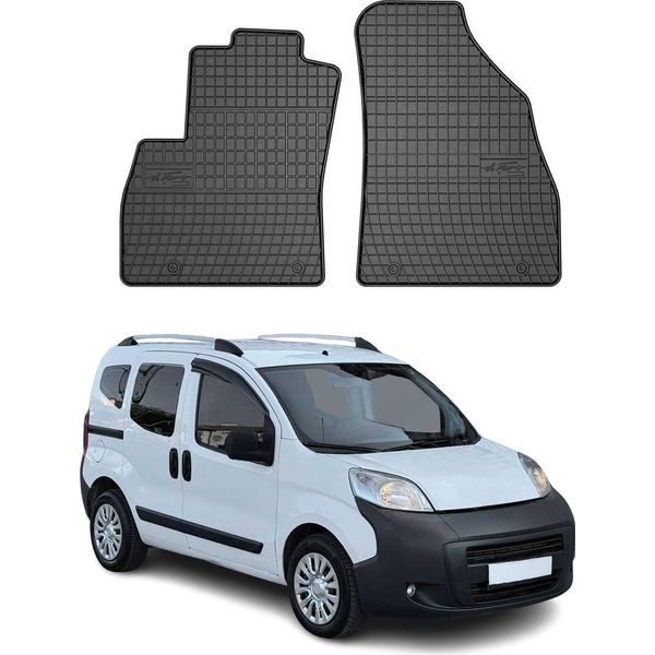 2008-2014 Peugeot Bipper Tappetini Tpe Nero 2 Pz-image