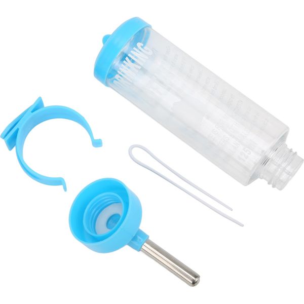Abbeveratoio Per Criceti, Abbeveratoio Automatico Con Tettarella Da 125 Ml, Senza Gocciolamento Per Piccoli Animali, Blu-image