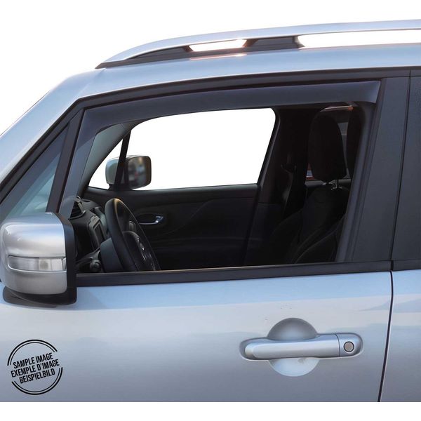Paravento Parapioggia Per Renault Trafic 2014-2024 2 Porte Acrilico Scuro 2 Pz-image