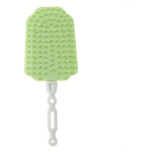Inf Spazzola Delicata Per La Cura Degli Animali Domestici Per La Rimozione Dei Peli Fluttuanti Verde-image
