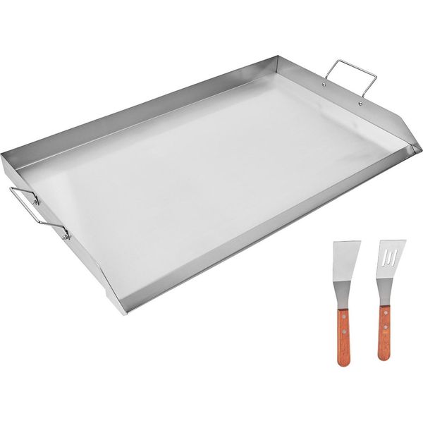 Succebuy Piastra Per Grigliare In Acciaio Inox Per Barbecue, Dimensioni: 910X525Mm-image