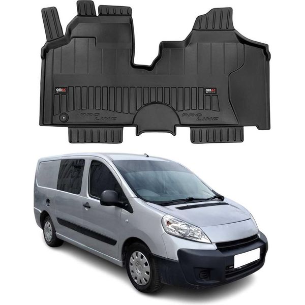 2006-2016 Peugeot Expert Tappetini Tpe Nero 1 Pezzo-image
