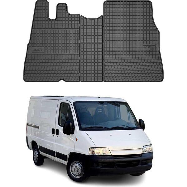 1994-2006 Peugeot Boxer Tappetini Tpe Nero 3 Pz-image