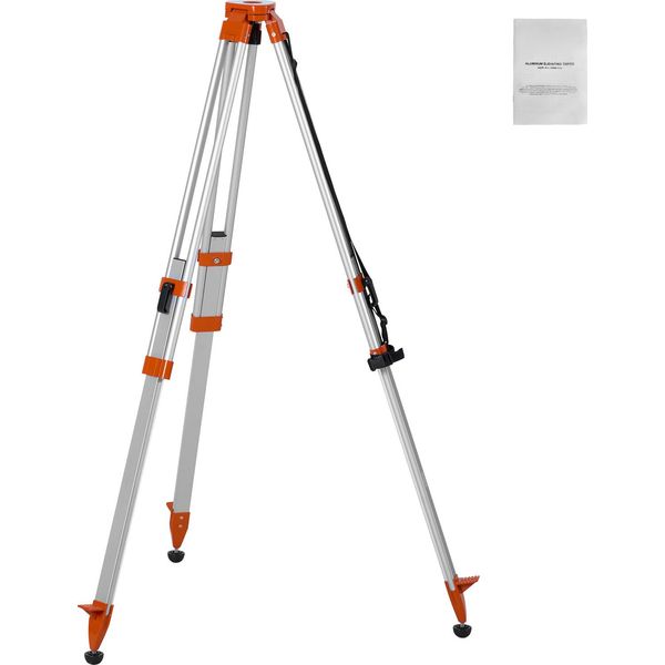 Succebuy Treppiede Per Livella Laser, Attacco Filettato 5/8"-11, Altezza Regolabile Da 16,53-65,55 Pollici, Treppiede Per Rilievi Con Gambe Retrattili, Piedini Antiscivolo Per L'edilizia"-image