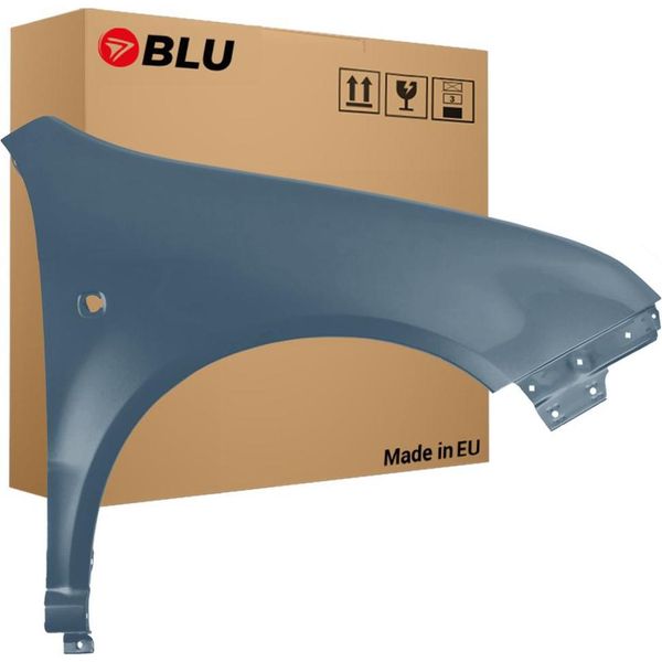 Blu Parafango Compatibile Con Skoda Fabia I (6Y) 9901 Destra Graphit Graphite Grey | 1999-2007 | Anteriore | Verniciato | Pronto Per Il Montaggio | Zincato-image