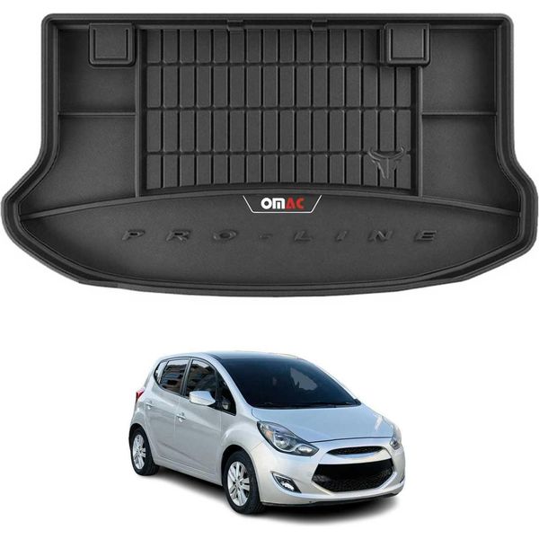 Omac Rivestimento Del Bagagliaio In Gomma Per Hyundai Ix20 2010-2019 Rivestimento Del Bagagliaio In Tpe Nero-image