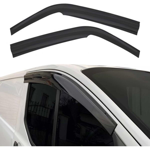 2X Paravento Parapioggia Per Renault Master 2010-2025 Acrilico Scuro-image