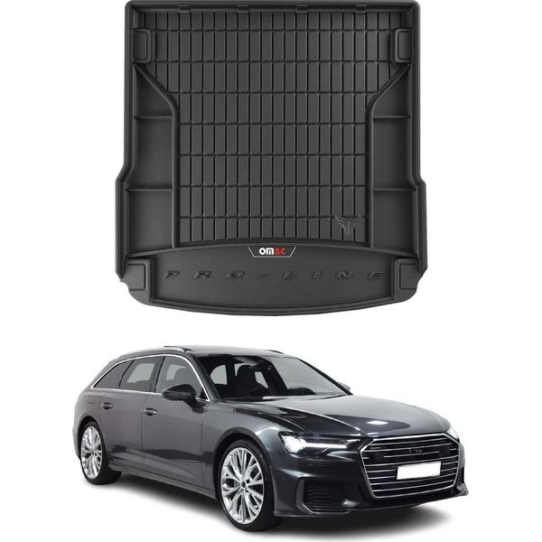 Omac Rivestimento In Gomma Per Audi A6 C8 Avant Allroad 2018-2025 Tpe Nero-image