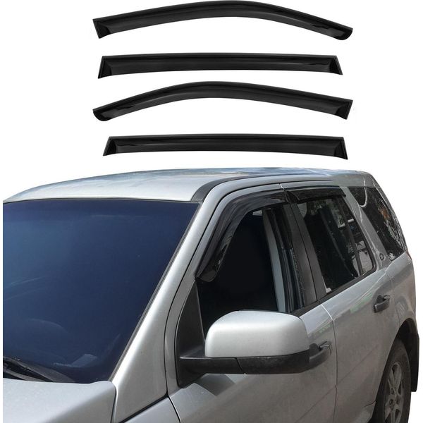 4X Paravento Parapioggia Per Hyundai Tucson 2016-2024 Acrilico Scuro-image