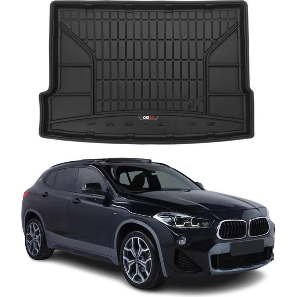 Omac Rivestimento Del Bagagliaio In Gomma Per Bmw X2 F39 2018-2023 Rivestimento Superiore Del Bagagliaio In Tpe-image