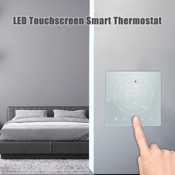 Termostato Intelligente 3A Display Led Digitale Programmabile Regolatore Di Temperatura Per Riscaldamento A Pavimento Parete Intelligente Per Acqua-image