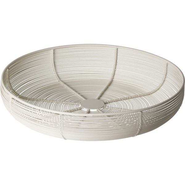 Cestino In Filo Di Ferro Elva Ø 31 Cm - Rotondo, Bianco-image