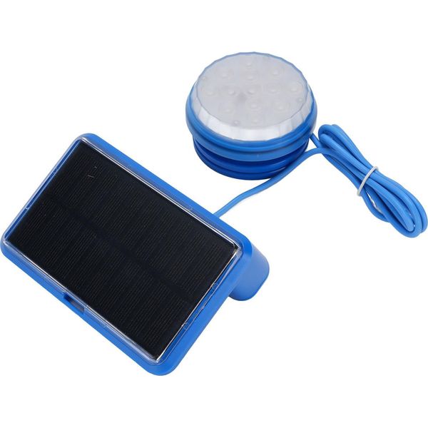 Luce Per Piscina A Led IP68 Impermeabile Rgb 16 Colori Luce Solare Per Piscina Con Telecomando Per Piscina Interrata-image