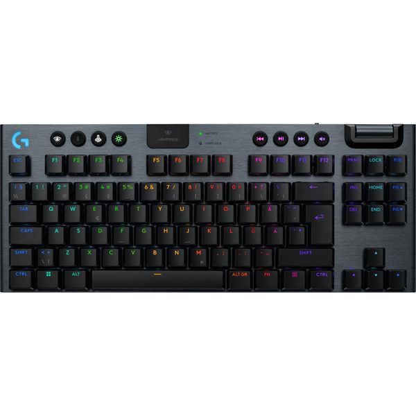 Tastiera Logitech G G915 X Lightspeed Gaming Usb + Rf Wireless + Bluetooth Qwerty Nero Nordico-image