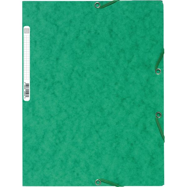 Exacompta 55503E Cartella Angolare Exacompta, Din A4, Cartone, Verde-image